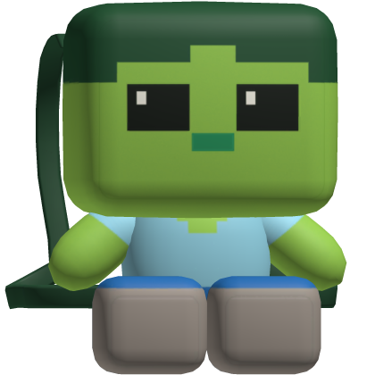 Zombie Pixel Plushie Backpack [3.0]