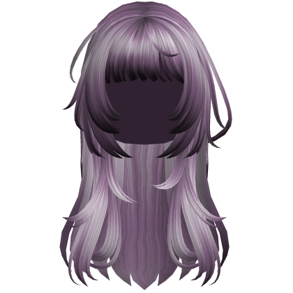 Purple Punk Flowy Girl Hair