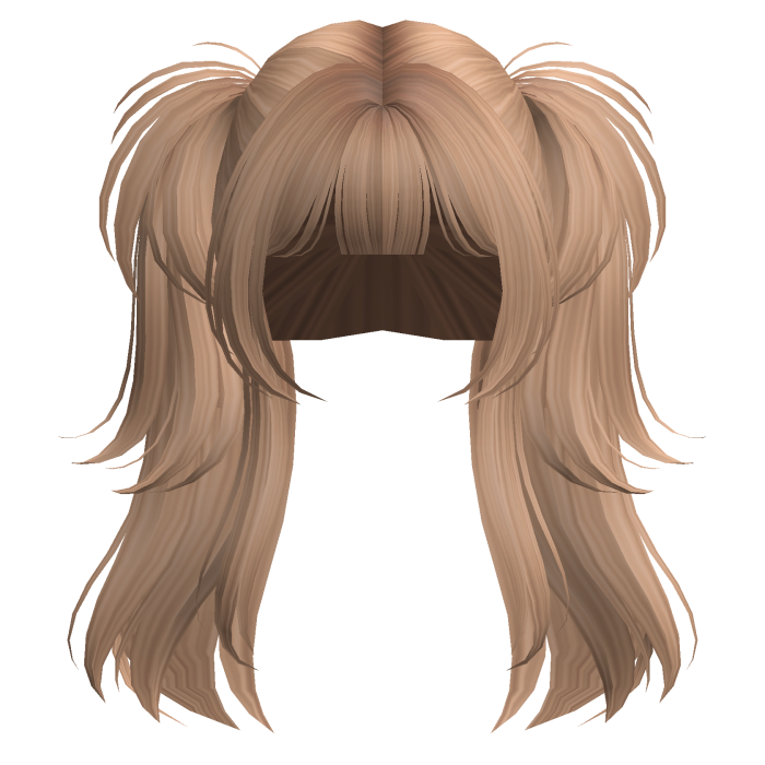 Cute Gyaru Messy Pigtails (Honey Blonde)