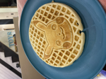 Pikachu waffles!