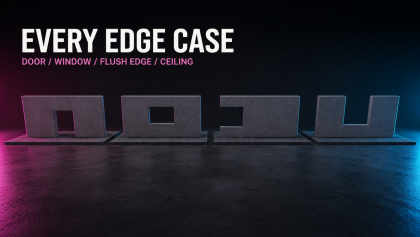 Aperture - Cut Doors & Windows in Walls, No CSG preview 3