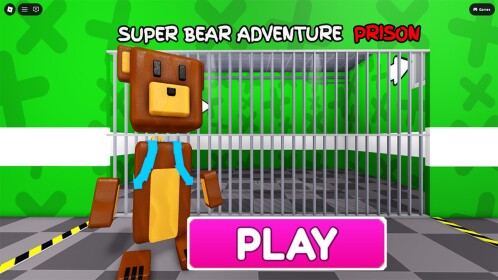 Super Bear Adventure Prison Run! (Obby)