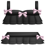 Black Bow Dress Outfit