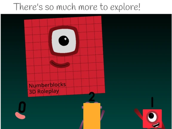(v0.45) Numberblocks -1Billion-NEVERENDING BIG 3D - Roblox