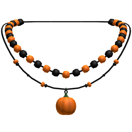 Y2K Halloween Pumpkin Necklace 🎃