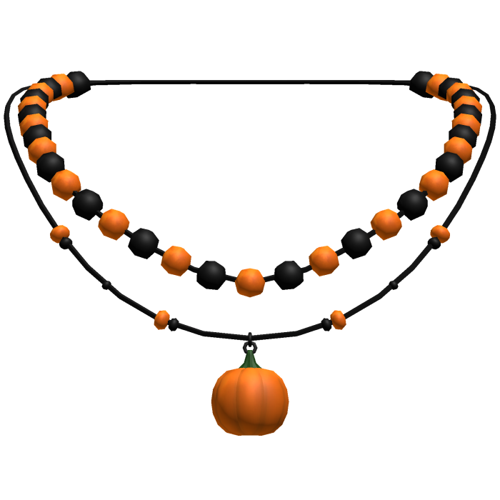 Y2K Halloween Pumpkin Necklace 🎃