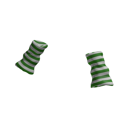 Super Soft Arm Warmers (Green and White)