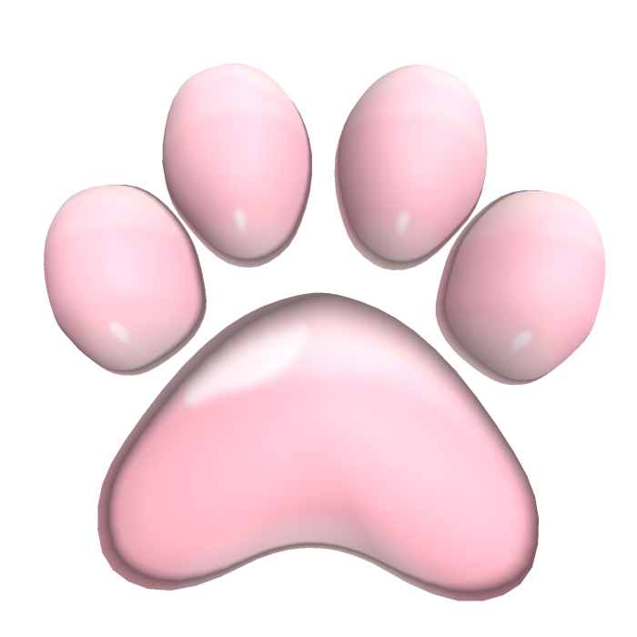 (r6) Right Pink Paw