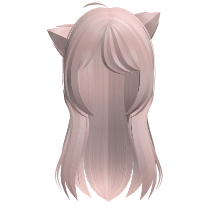 Cute Pink Kitty Kemono Ear Hairs