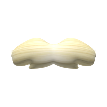 Yellowish Blonde Fuzzy Mustache Roblox item