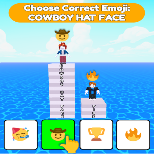 Choose Correct Emoji official Roblox game thumbnail