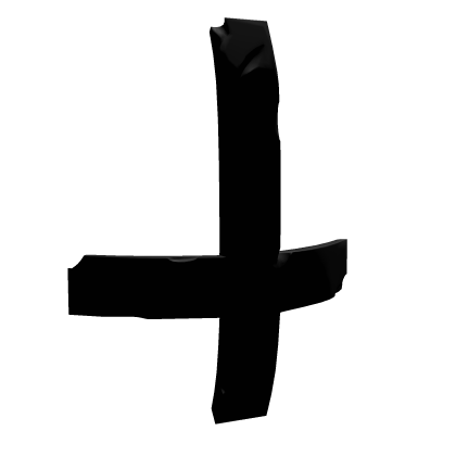 Cross face accessorie (reversed) Roblox item