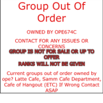 Cafe of hangout