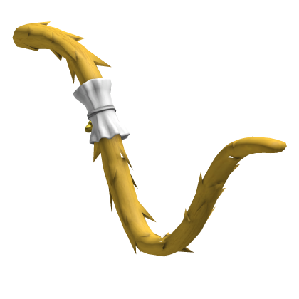yellow tail with heart Roblox item