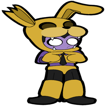 Purple Guy in Springtrap Costume Roblox decal