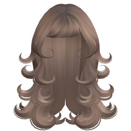 long layered mini swirls in milk tea Roblox item