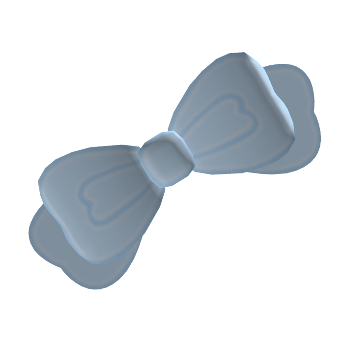 ♡ Cute Blue Pusheen Bow