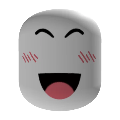 Super Happy Face Cheeks Light Pink | Roblox Item - Rolimon's
