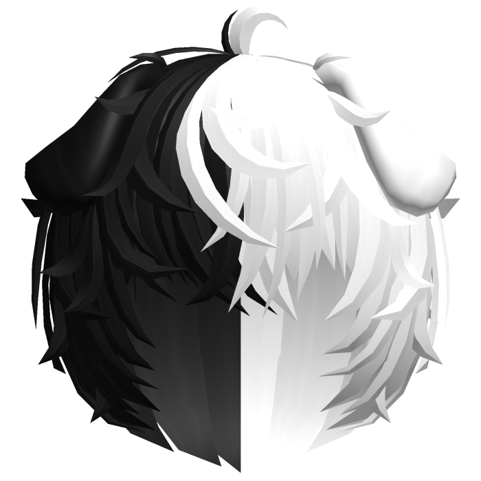 🦴 cute black&white puppy boy messy kawaii wavy
