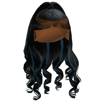 Cute Midnight Wavy Bangs in Black
