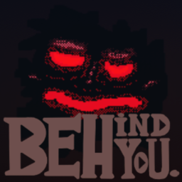 behind you.