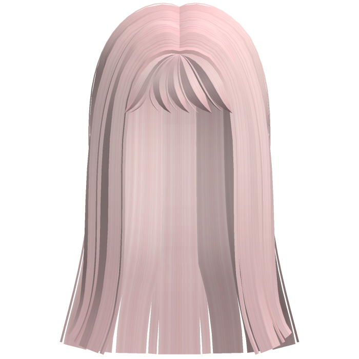 Long Straight Hair (Pink)