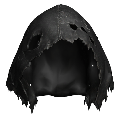 Torn Hood - Black v2 Roblox item