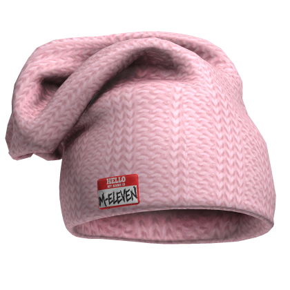 M11! - Oversized Pink Beanie