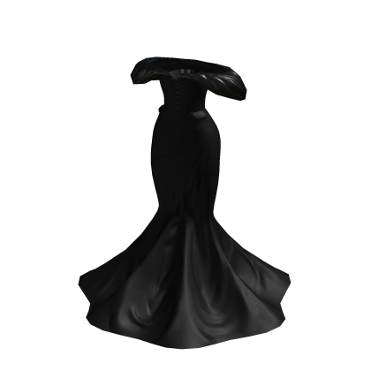 Black Off Shoulder Velvet Dress