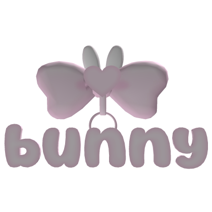 cute pink bunny hairclip