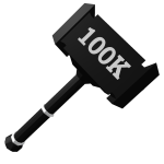100K Members Hammer