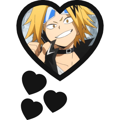 Denki Kaminari Thinking Hearts My Hero Academia