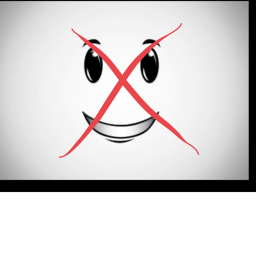 No winning smile let the in