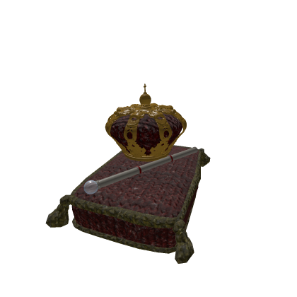 Spanish Crown, Sceptre, and Pillow