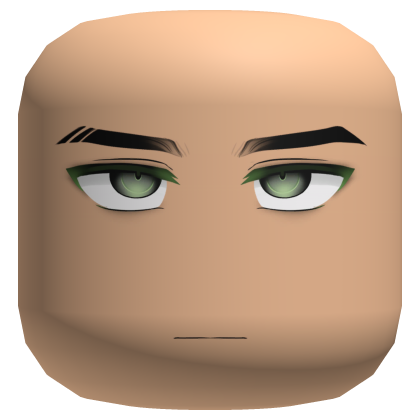 Intimidating Face W/ Green Eyes Roblox item