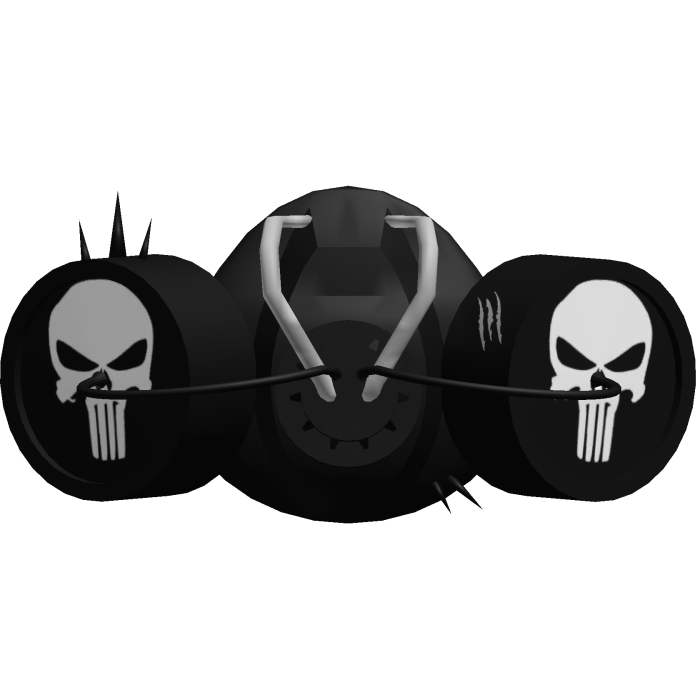 ☢︎ B02 Skull Toxic Niche Respirator Breather 14.