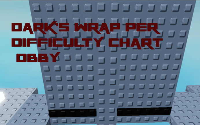 Dark's Wrap Per Difficulty Chart Obby screenshot 1