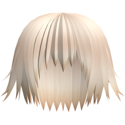 blunt messy layered blonde hair thumbnail