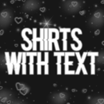 Shirt With Text