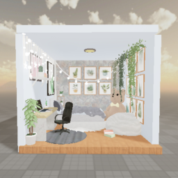 Aesthetic softie loft room