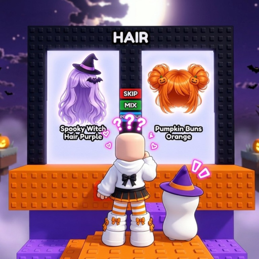 [🎃 MIX] Would You Rather: Halloween Outfit Tower Roblox game