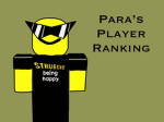 Para’s Player Ranking