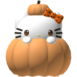 Cute backpack Halloween kitty