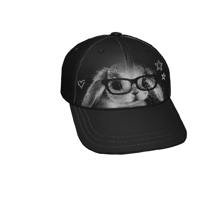 grunge bunny cap