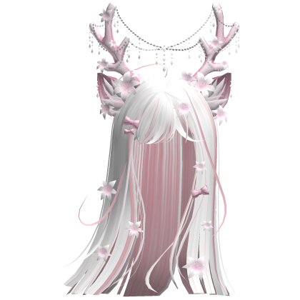 Ethereal Christmas Fairy Fawn Hair w/ Antlers