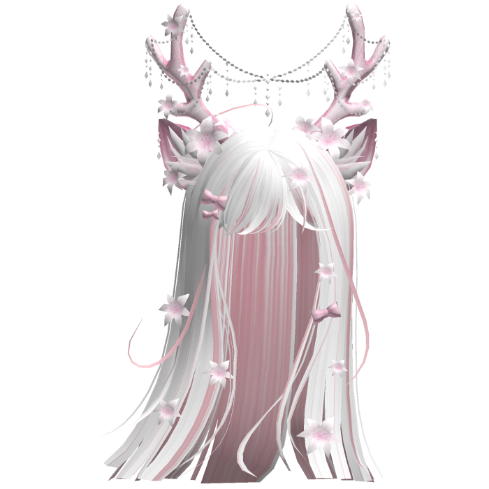 Ethereal Christmas Fairy Fawn Hair w/ Antlers