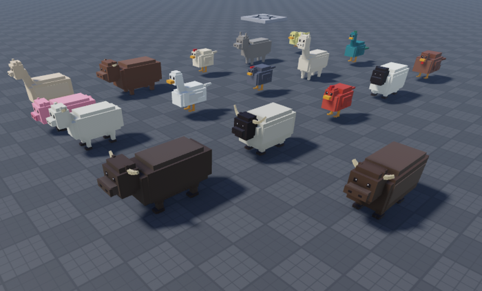 17 Animated Farm Animals | Pet Pack preview 2