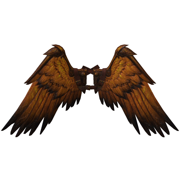 [PBR] Burnt Orange Icarus Wings [Addon]