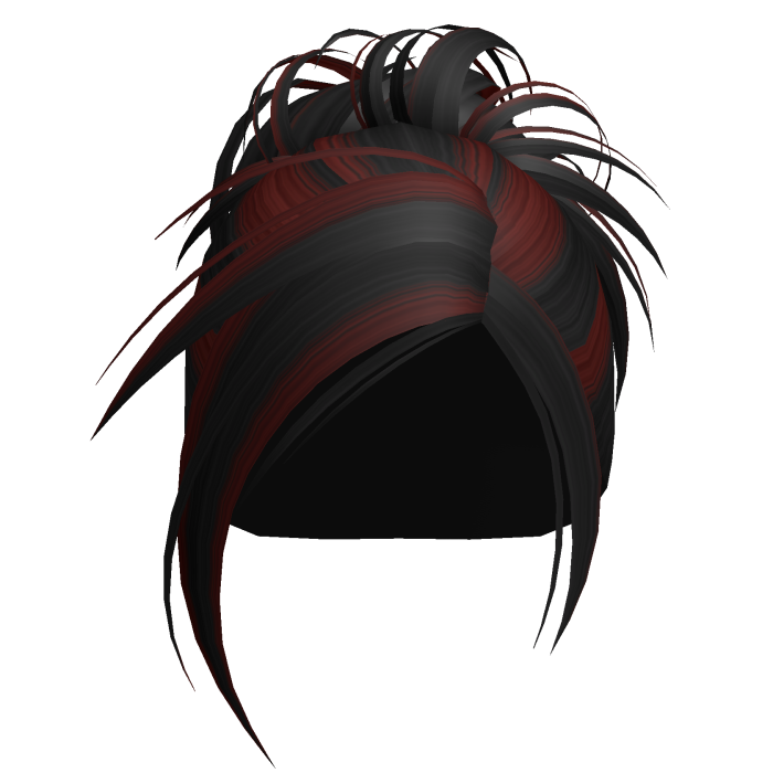 Cute Office Siren Bun (Black/Red)
