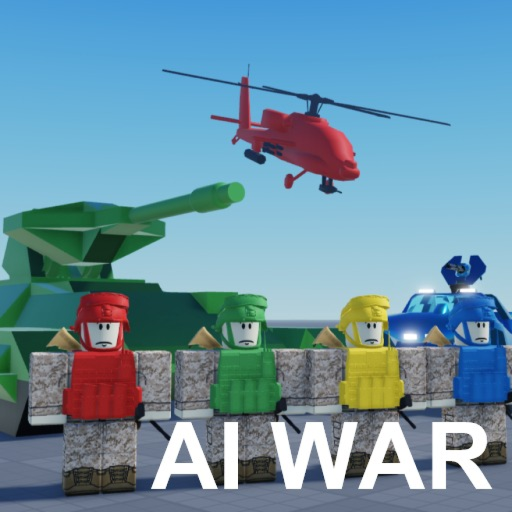 [🔨BUILDING TOOL] AI WAR 🤖⚔️ official Roblox game thumbnail